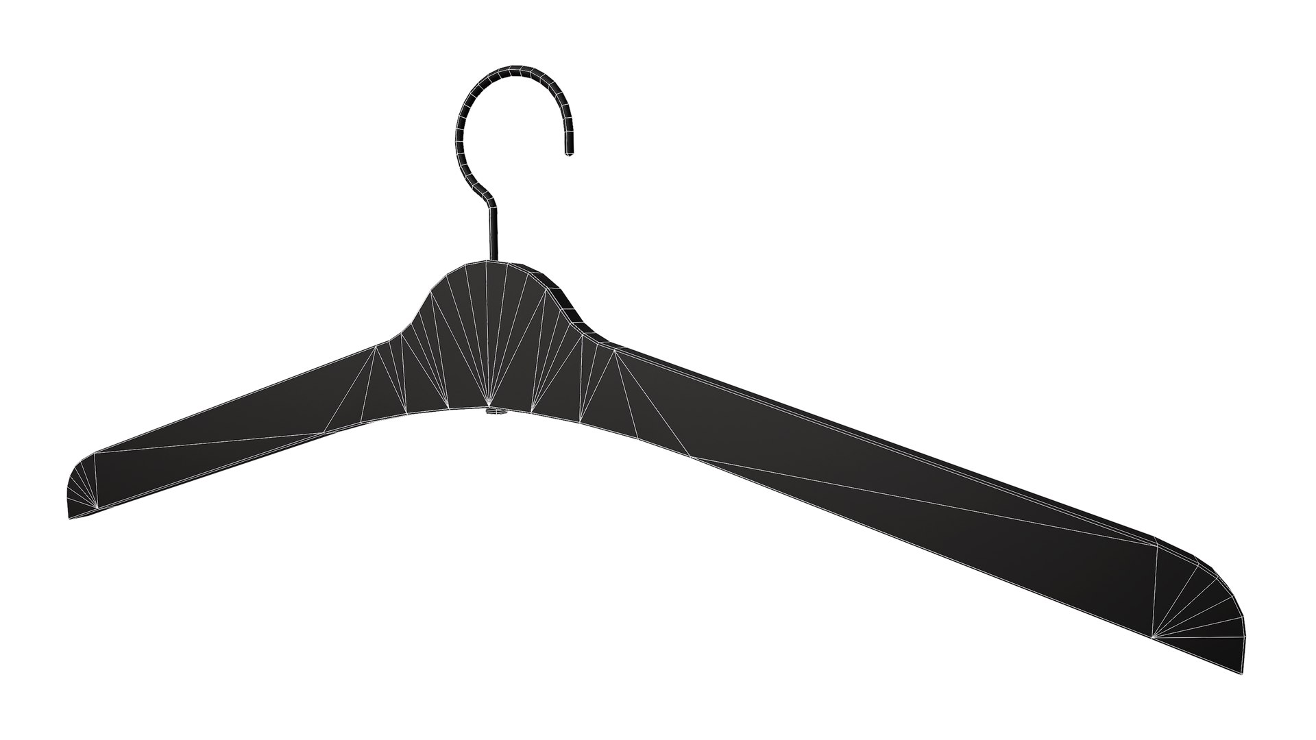 Free Set Of 5 Cloth Hangers Model - TurboSquid 2080162