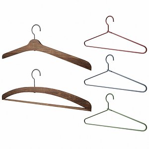 Set of 5 Cloth Hangers