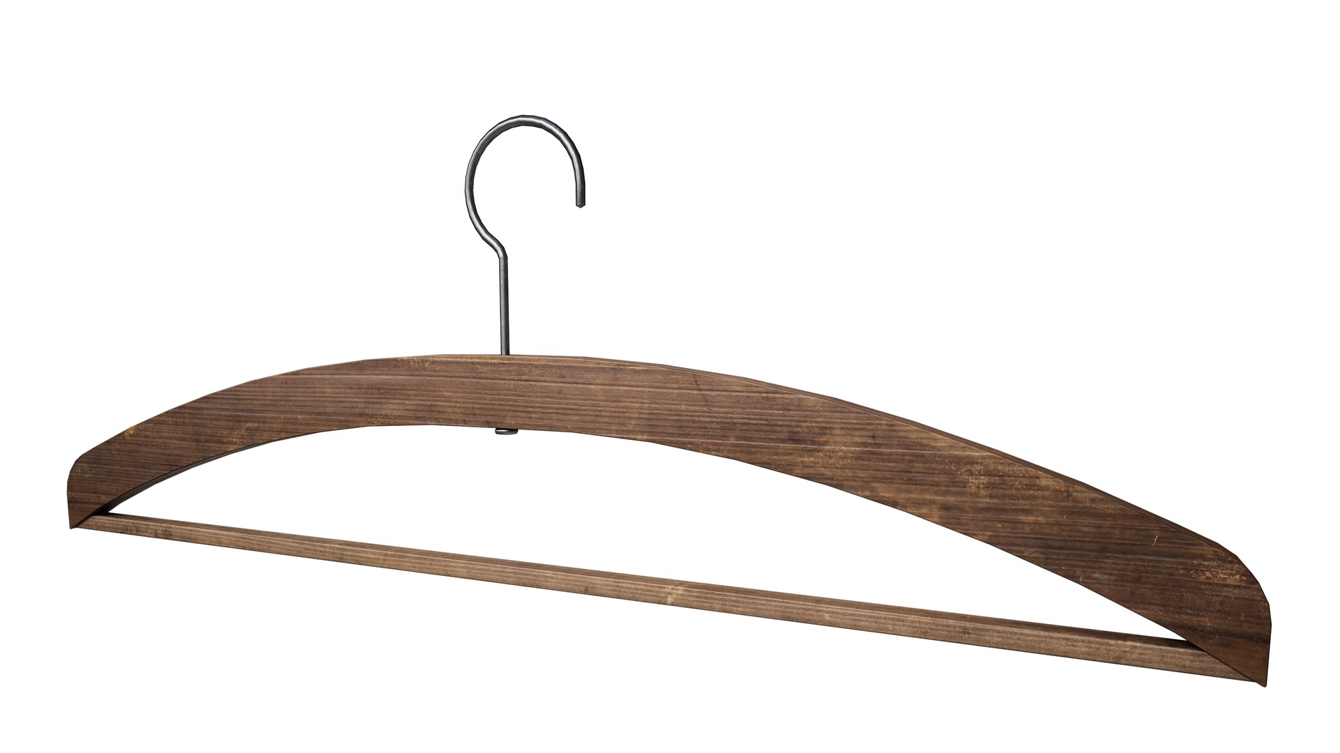 Free Set Of 5 Cloth Hangers Model - TurboSquid 2080162