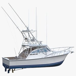 Sports Fishing Boat Henriques 35 Blue Used