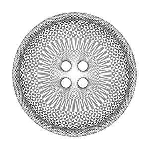 button triangle 3d model