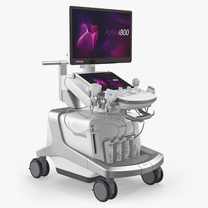 Toshiba Aplio i800 Ultrasound System Rigged 3D Model
