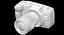 3D photoreal camera blackmagic pocket model
