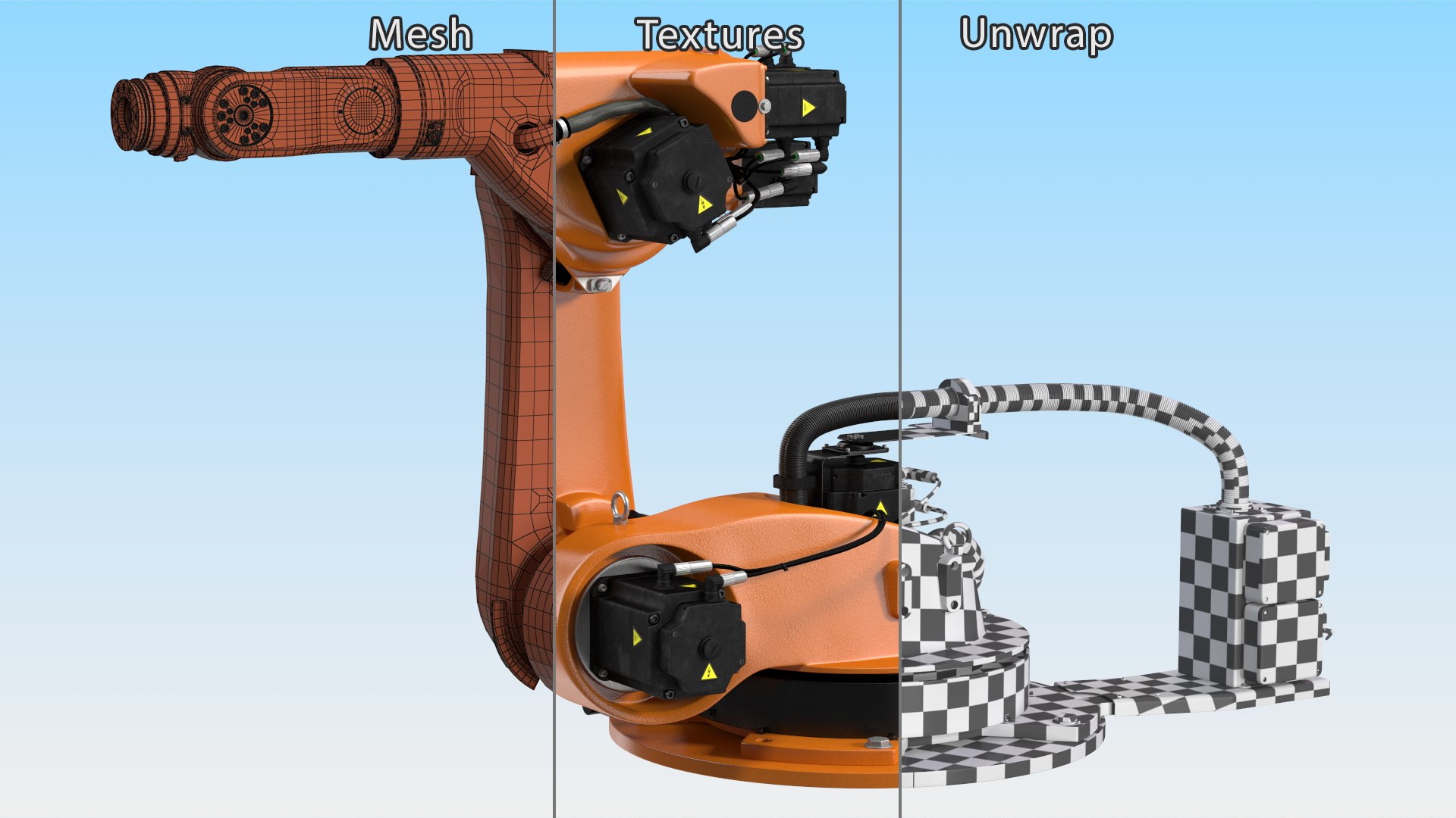 3D model KUKA KR 30-4 KS Industrial Robot Arm https://p.turbosquid.com/ts-thumb/FW/L0Drqf/su/kukakr304ksindustrialrobotarmmb3dmodel019/jpg/1715982590/1920x1080/fit_q87/f0fa829fabfbf64e7f31121d960180df788176c9/kukakr304ksindustrialrobotarmmb3dmodel019.jpg