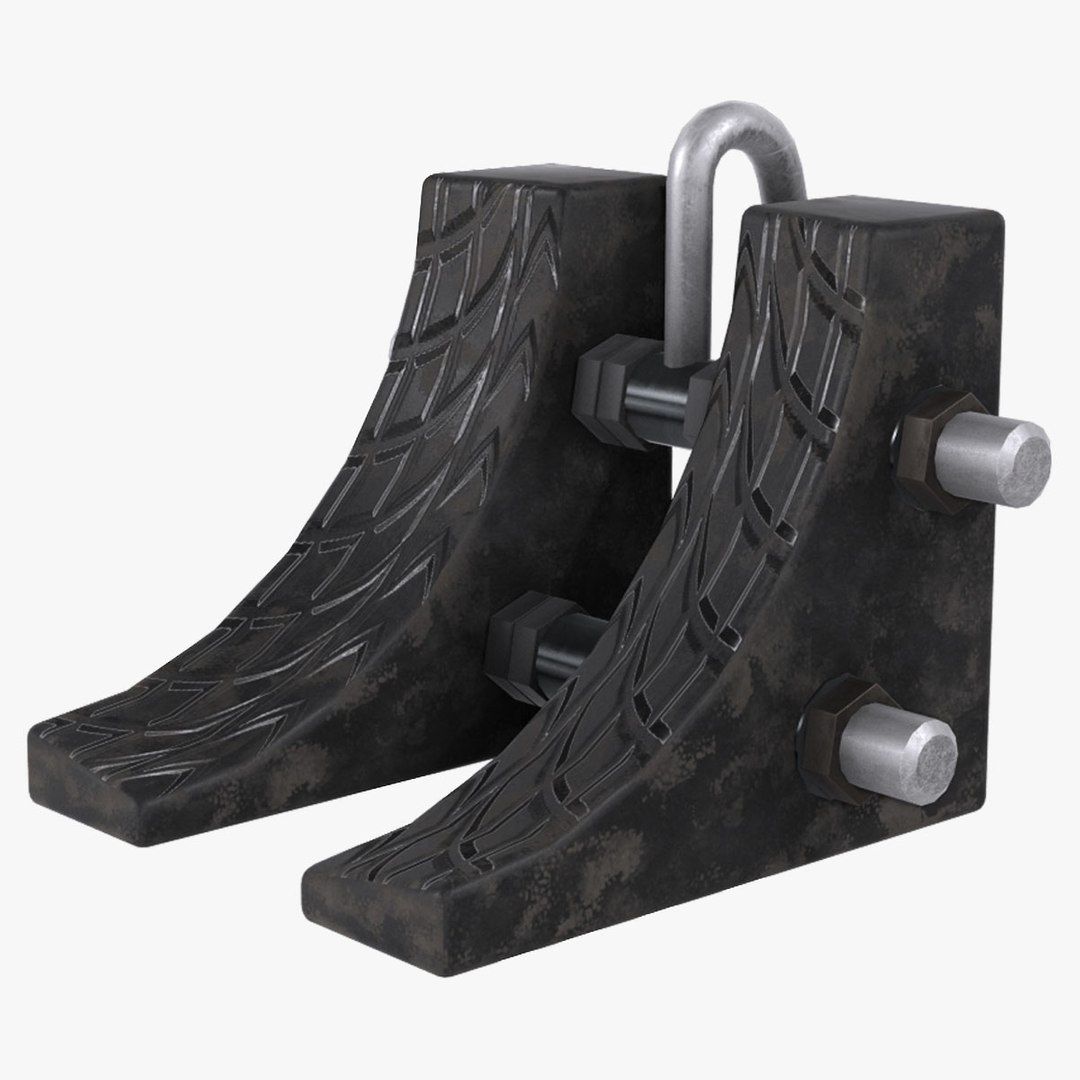 Wheel Chock Model - TurboSquid 2203875