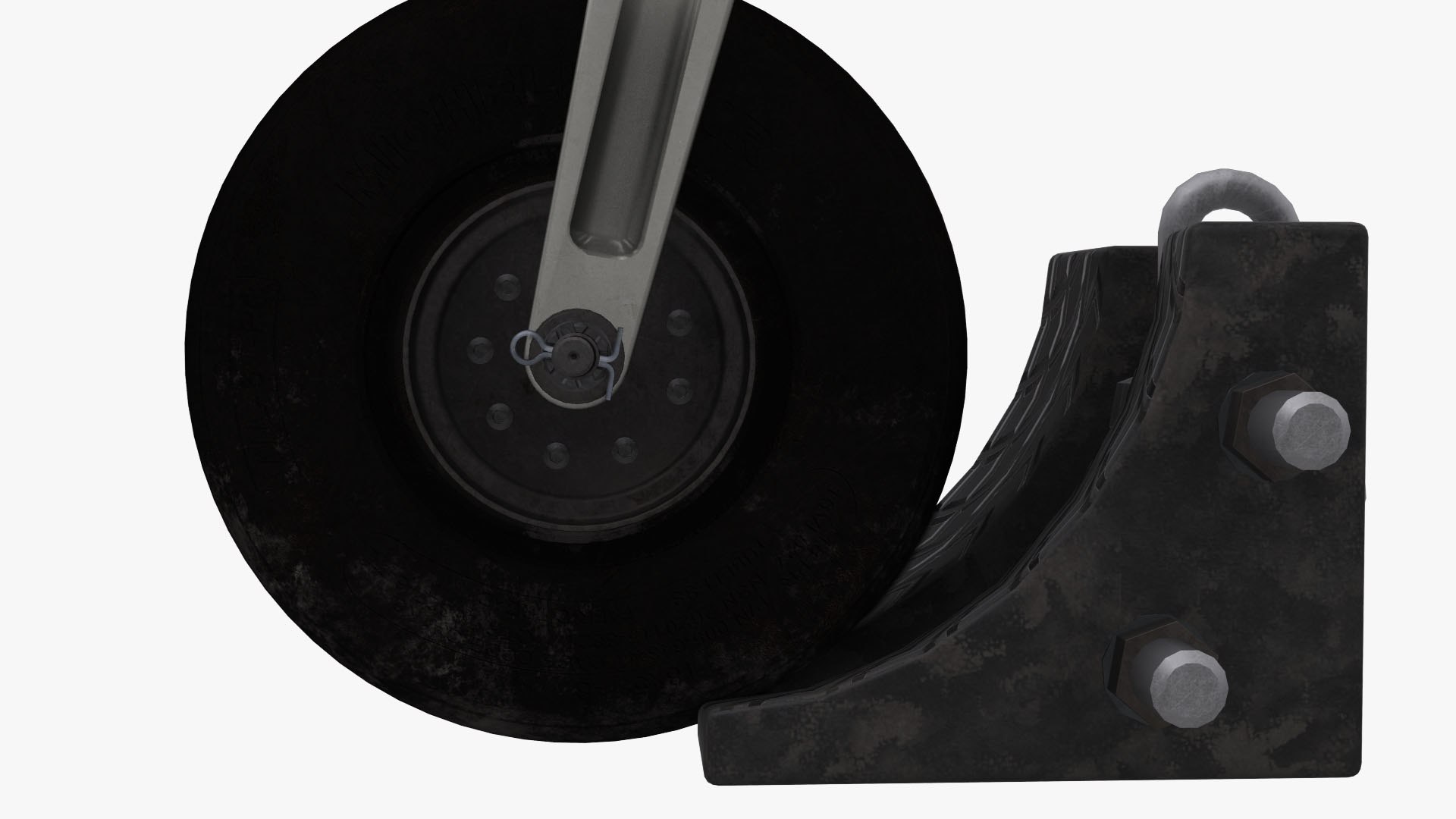 Wheel Chock Model - TurboSquid 2203875