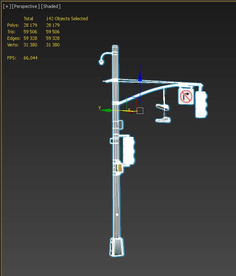 3d Street Set Model