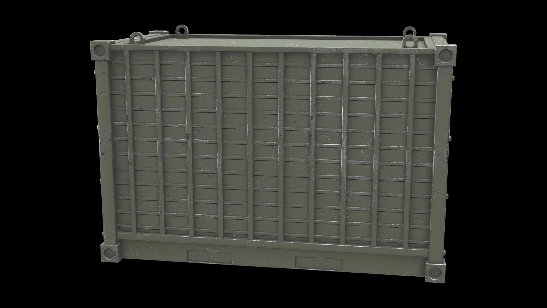 3D Military Container 01 Model - TurboSquid 2299389