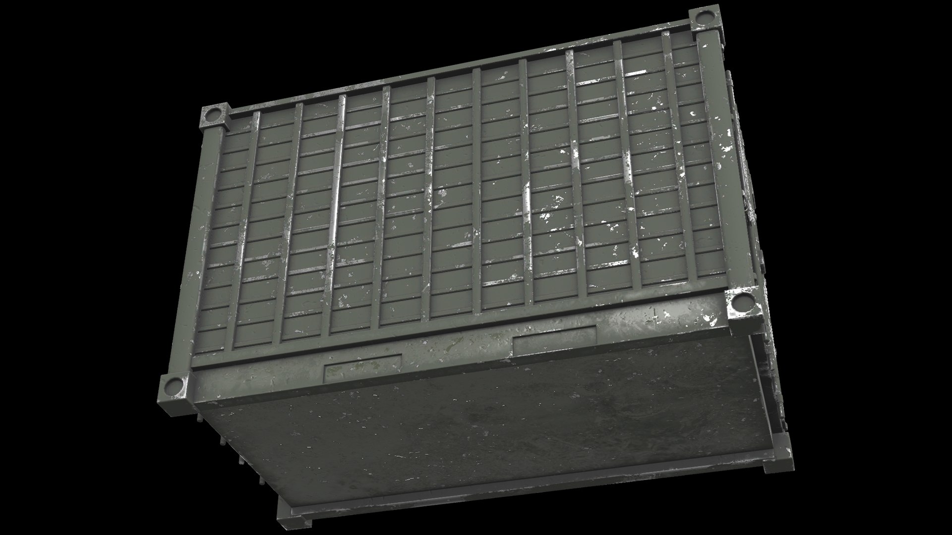 3D Military Container 01 Model - TurboSquid 2299389