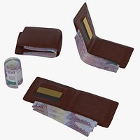 Cayman Islands British 50 Dollar Wallet Money Purse