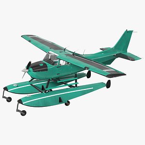 Four Seat Seaplane Rigged