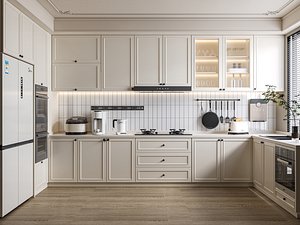 Kitchen Advanced Modeling scene 3D model
