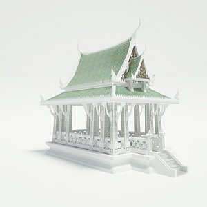 pavilion architecture 3d model