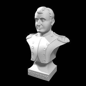 imperator napoleon bust 3d max