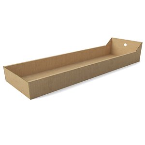 Cardboard Bed Drawer 3D model