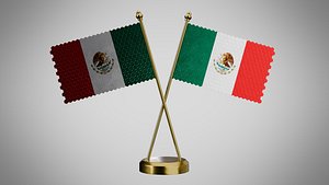 3D model Table  Flag  of Mexico