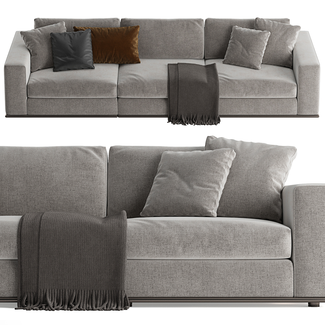 Minotti Hamilton Sofa 3 Seats Model - Turbosquid 1726397