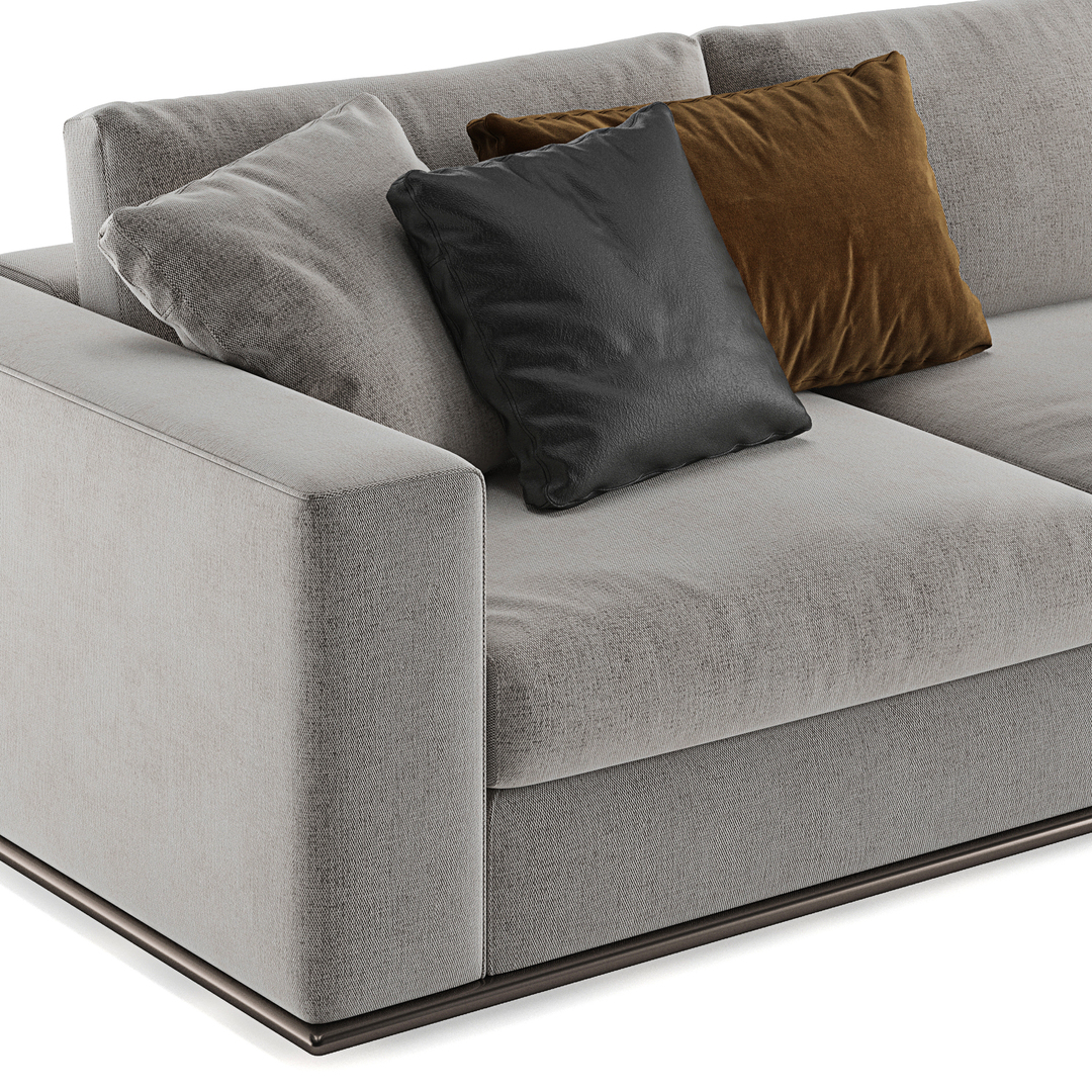 Minotti Hamilton sofa 3 seats model TurboSquid 1726397