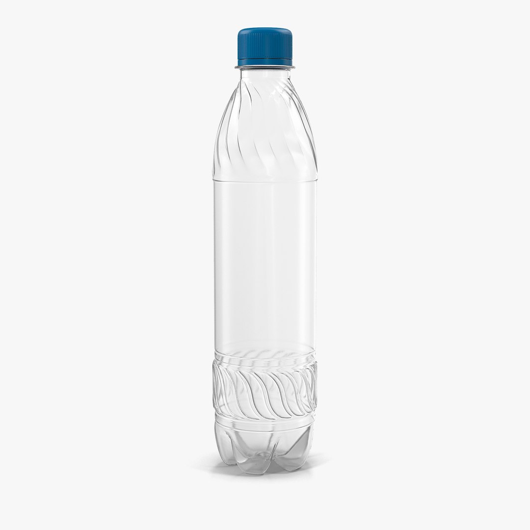 Plastic Water Bottle 3D model preview