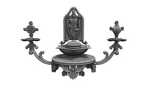 balaji oil lamp 3D model