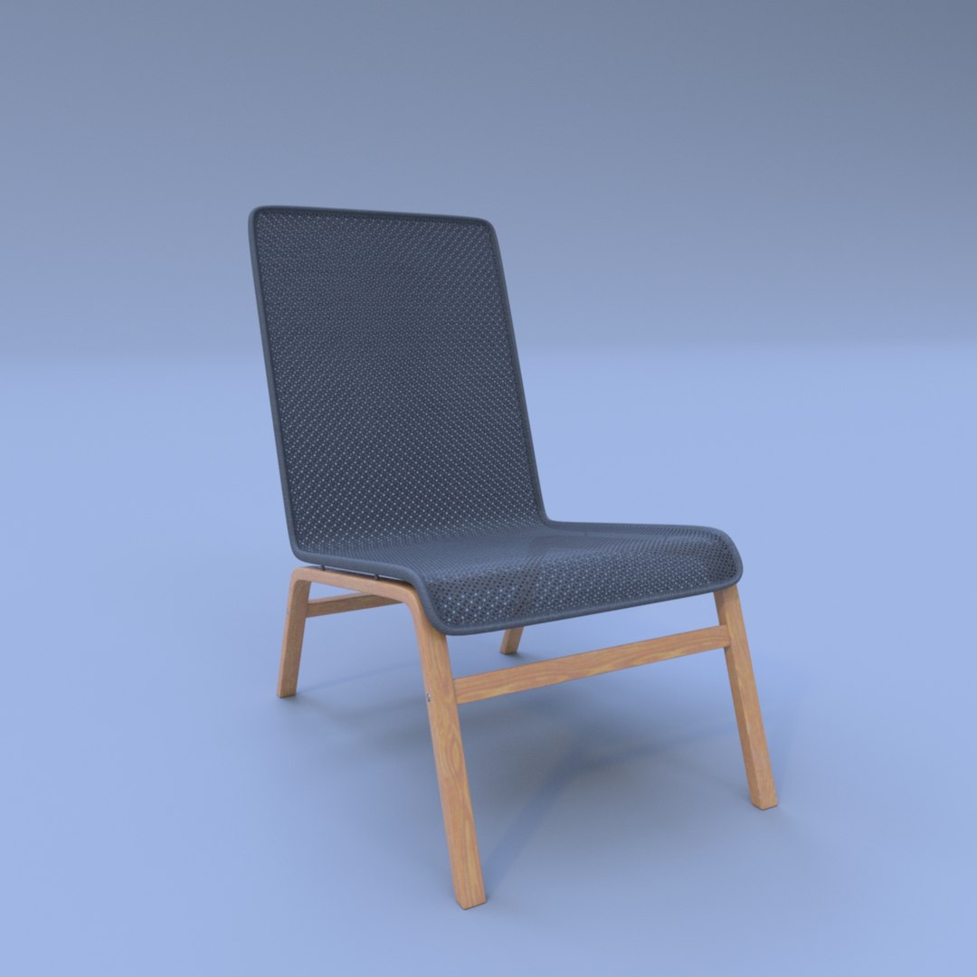 3D model small wooden chair - TurboSquid 1444213