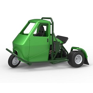 Ape car proto for dirt while turning Scale 1 to 25 3D model