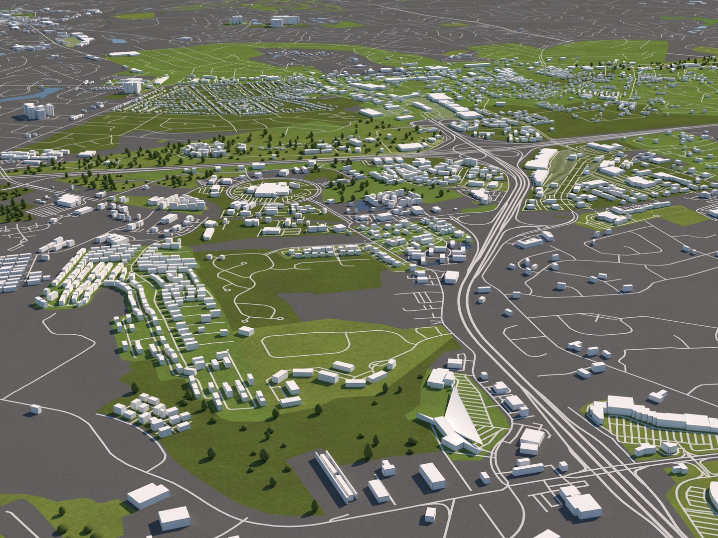 3D Buildings Houses Maps - TurboSquid 1612751