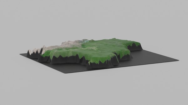 modelo 3d Bolivia Mapa Pais - TurboSquid 2075297