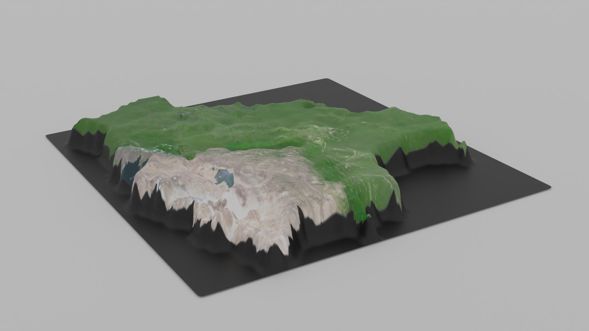 3D Bolivia Map Country - TurboSquid 2075297