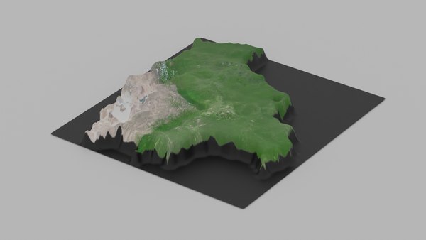 modelo 3d Bolivia Mapa Pais - TurboSquid 2075297