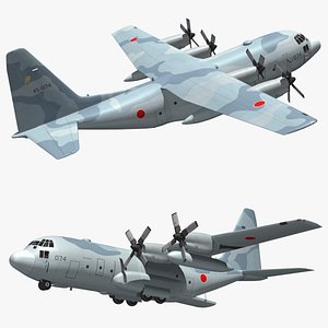 Lockheed C130 JASDF 3D model