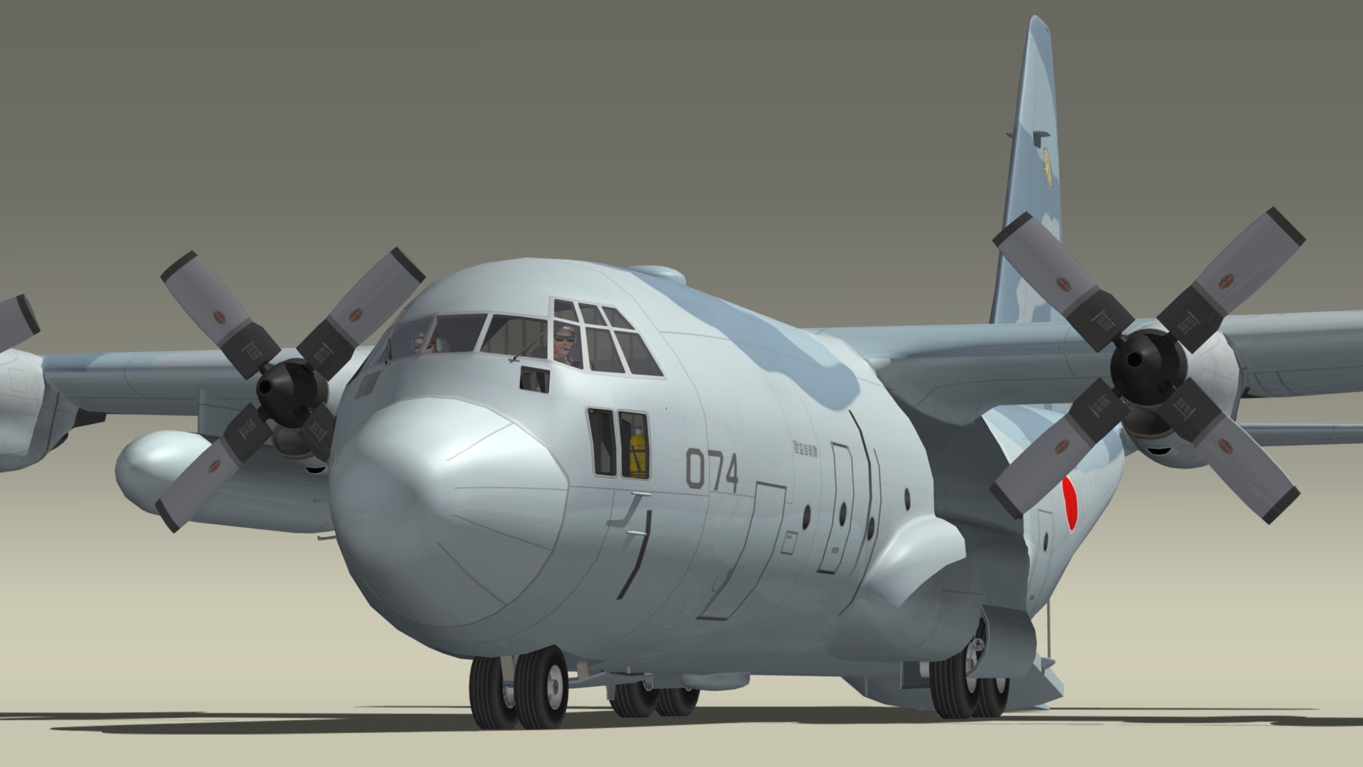 Lockheed C130 JASDF 3D model - TurboSquid 1859877