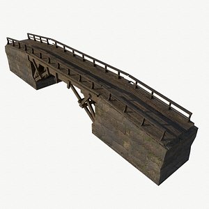 3D model Medieval Bridge