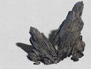 cave rock mountain mount 3D model