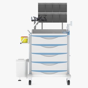 Medical Intubation Cart model