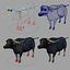 buffalo rigged 3D