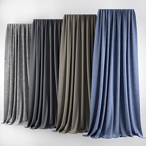 3d curtains modern