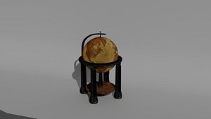 Terrestrial Globe Vintage 3D model