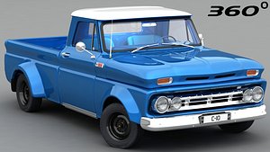 3D chevrolet c-10 1965 vr model