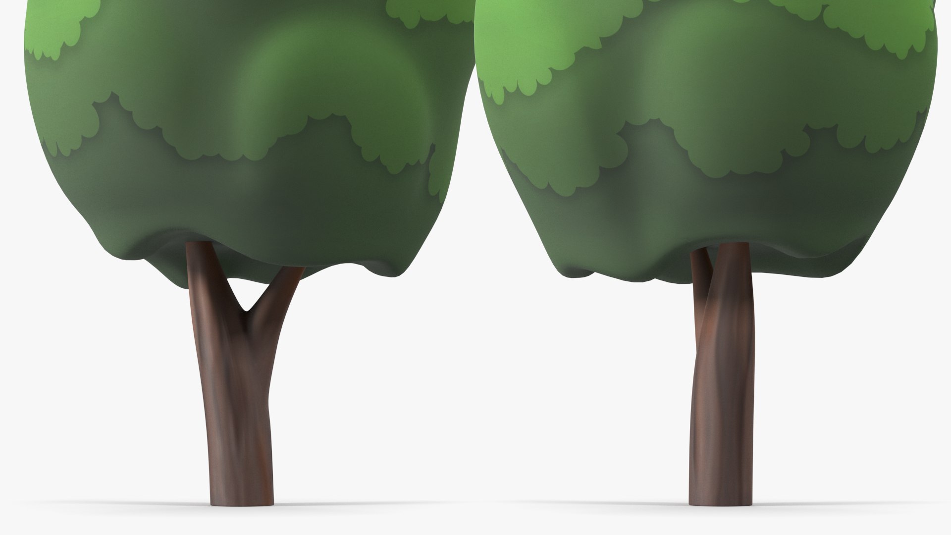 Cottonwood Tree Cartoon Style Handpaint Texture 3D - TurboSquid 2169419