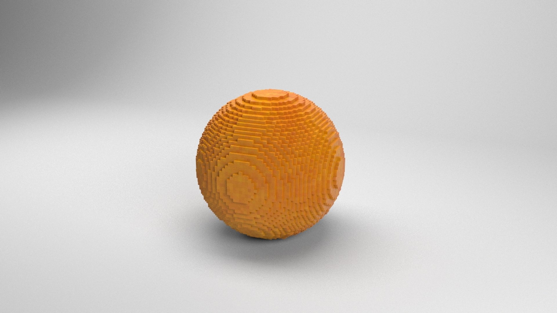 3D voxel orange - TurboSquid 1287379