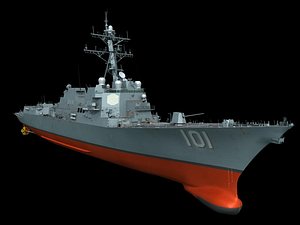 3d model ddg destroyer