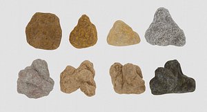 3D rock stone nature