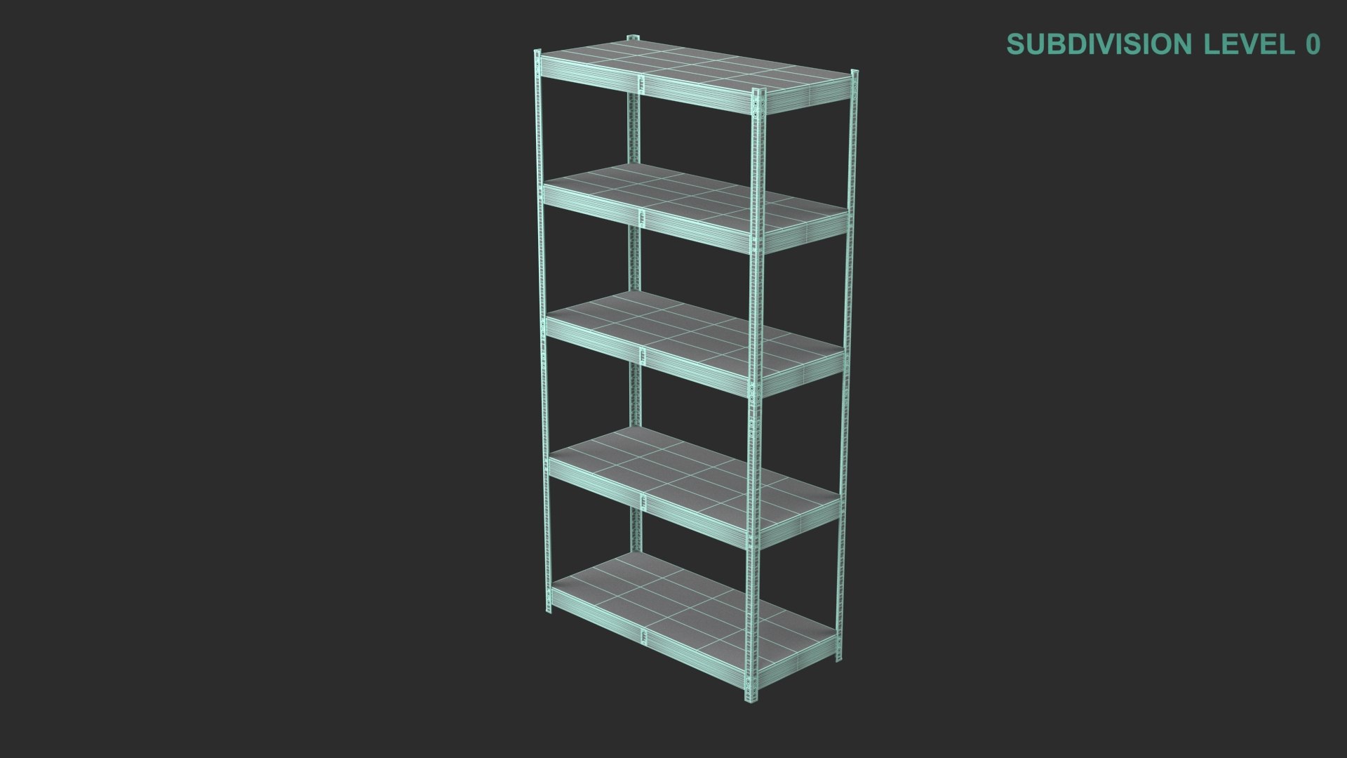 Warehouse Rack Model - TurboSquid 2311882