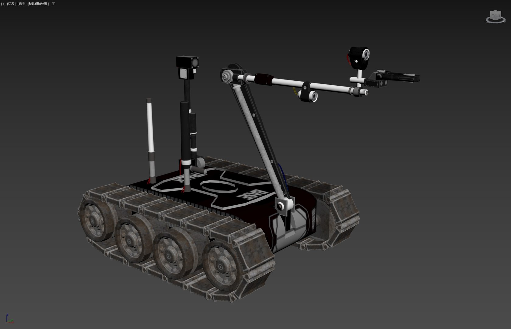 Tank Robot Model - TurboSquid 2417456