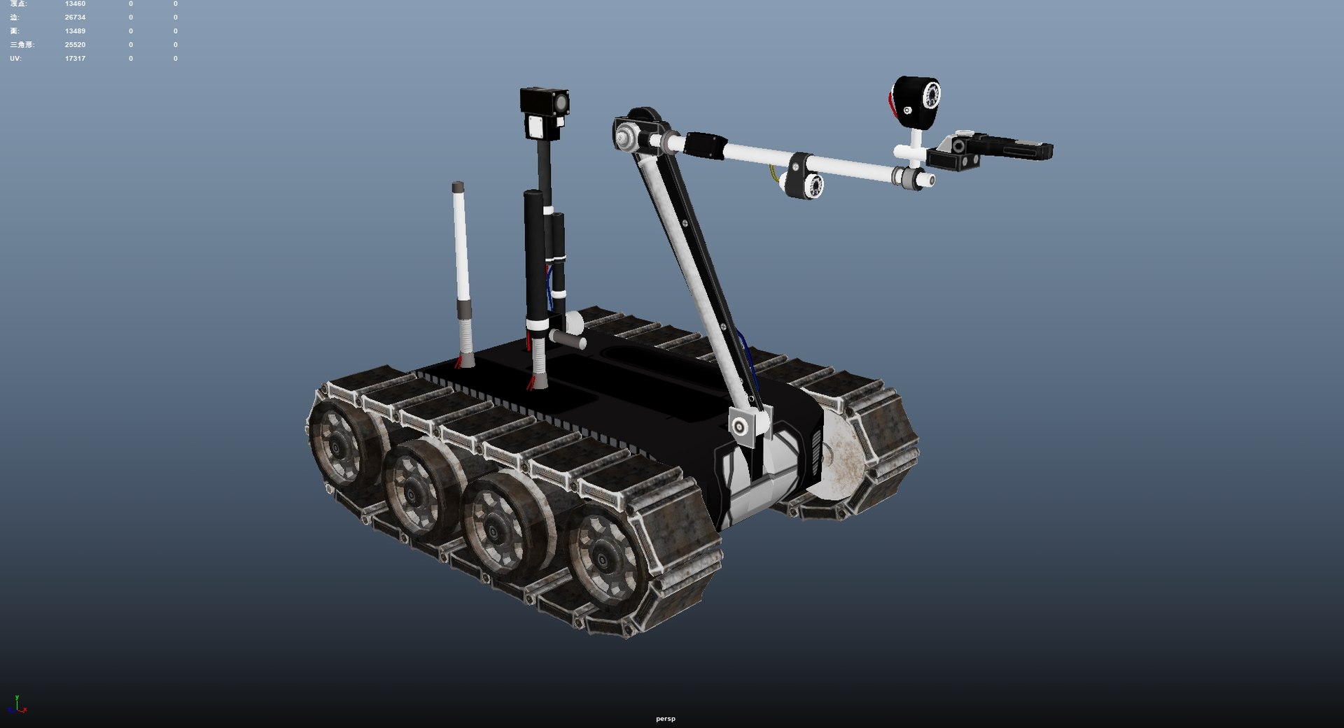 Tank Robot Model - TurboSquid 2417456