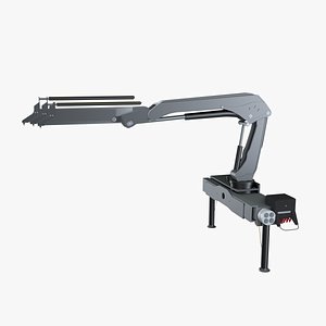 3D Tractor Crane Rigged
