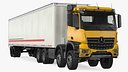 Mercedes Benz Truck With Semi Trailer