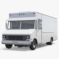 Urban Service Food Van White Simplified