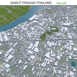 Samut Prakan Thailand 3D model